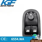 Черный Электрический переключатель окон для Peugeot 206 206 CC 206SW 306 206 Saloon 2007-2016 6554.WA 6554WA автомобильные аксессуары
