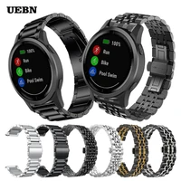 uebn classic metal stainless steel band for garmin venu strap for garmin activegarmin move 3 vivoactive 4 bracelet watchbands