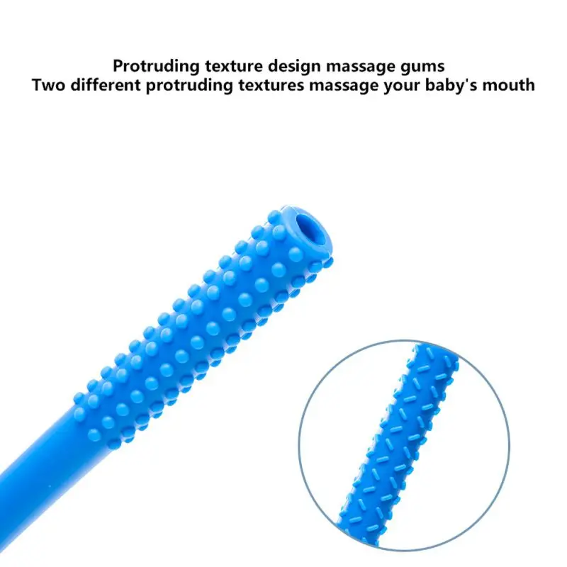 

Safe Baby Teether Toothbrush Nursing Beads Gift Toys Toddle Teething Ring Silicone Chew Dental Care For Infant Gadgets