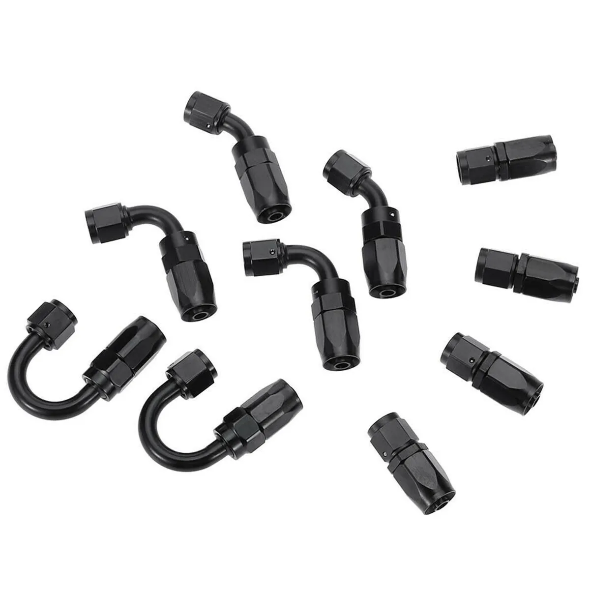 

AN6 6m Oil Line Hose Nylon-Stainless Steel Braided Fuel Brake Hose Pipe Oil Cooler Tubing Durable Silver with Fuel Hose Fitting