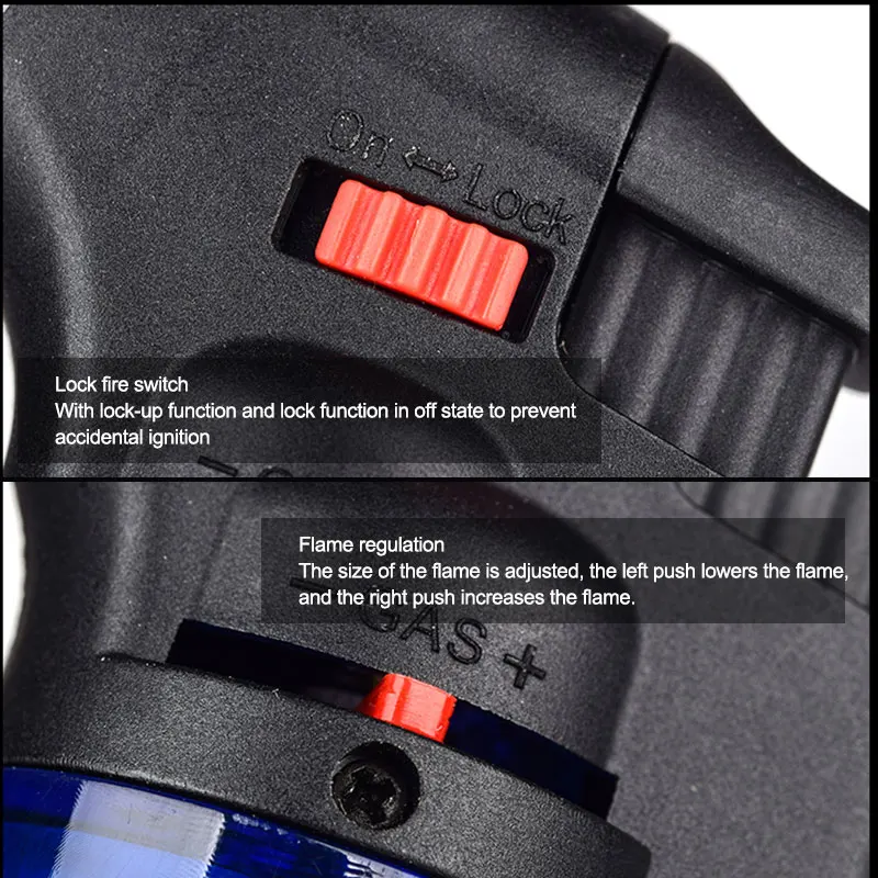 

1pc Butane Lighter Torch Refillable Adjustable Flame Chef Cooking BBQ Ignition Picnic Tool Dropshipping