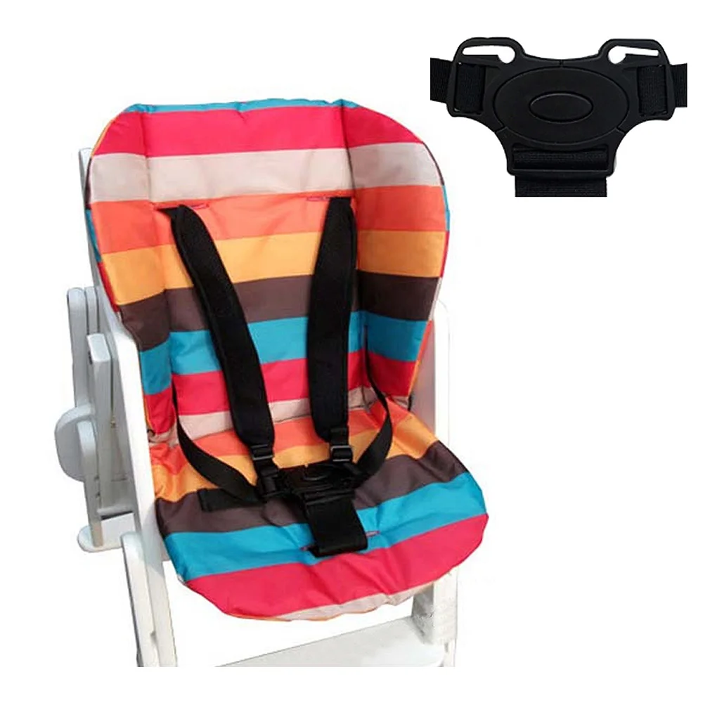 

Baby Stroller Safety Belt Adjustable Baby Chair Safety Strap Harness 5 Point Stroller Belt Children Pram Dining Chair Seat Belt
