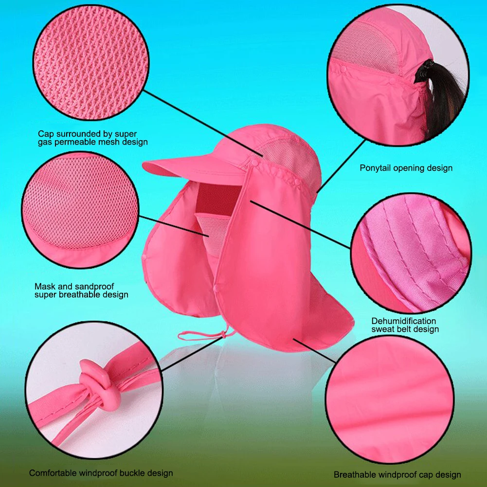 Бейсболка кепка для кемпинга пешего туризма рыбалки ушной клапан солнцезащитный