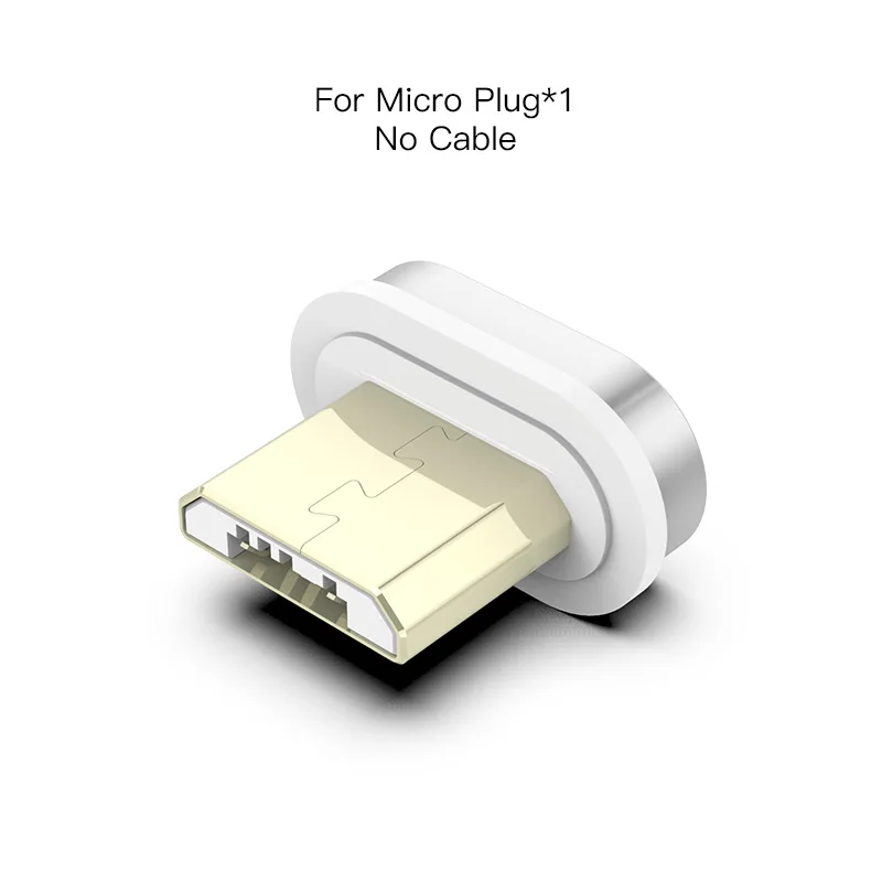 Micro Plug Магнитная Адсорбция Быстрая Зарядка Тип C СВЕТОДИОДНЫЙ модуль панели управления USB кабель 3A быстрое зарядное устройство кабель type-C для huawei Xiaomi samsung - Цвет: Micro Plug