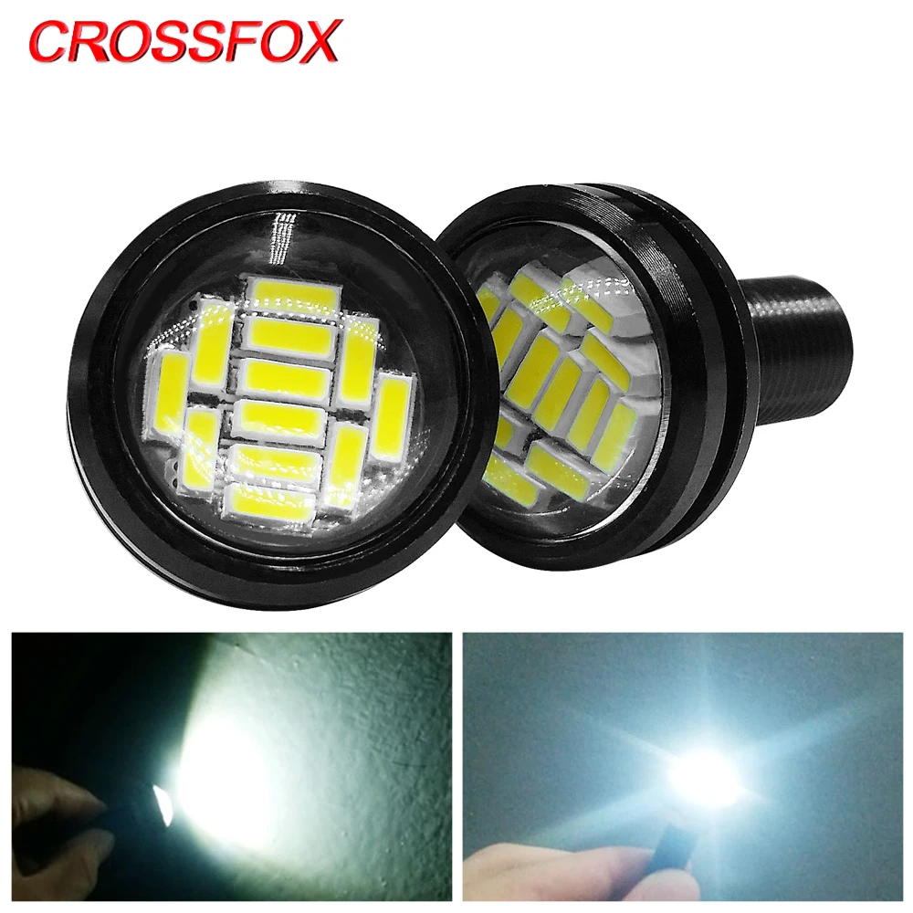 CROSSFOX 2x12v Eagle Eye 23 мм 4014 светодиодный светильник для автомобиля в сборе DRL Дневной
