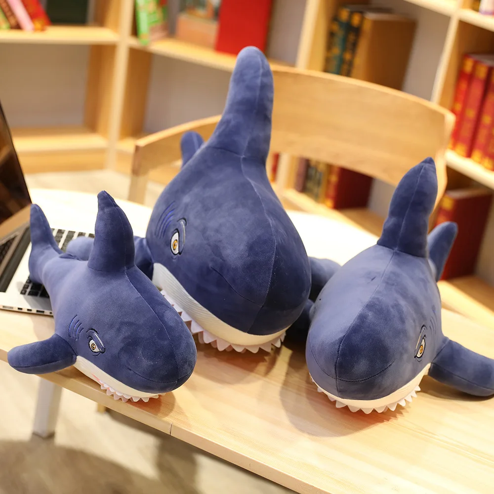 Гигантский плюшевый медведь Megalodon игрушка мягкие Подушка Акула под спину