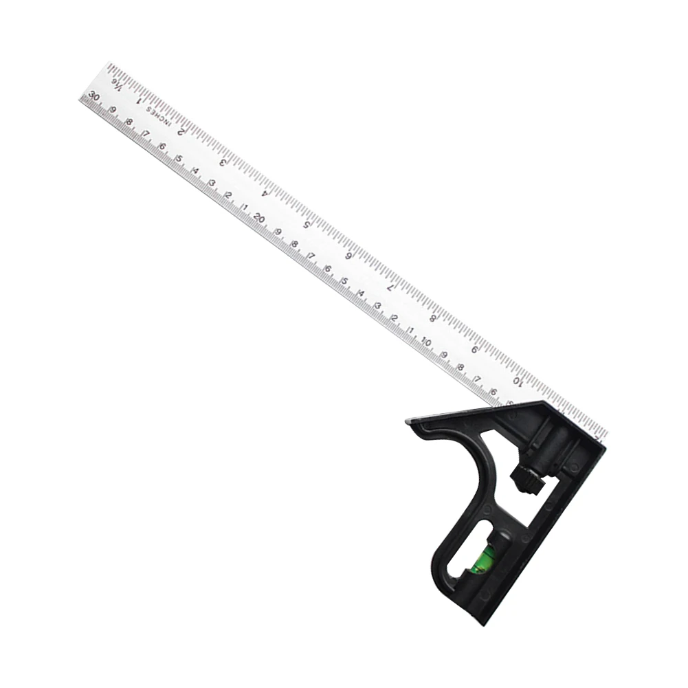 

Aluminum Alloy Ruler Triangle Ruler Square Tool Woodworking Measurement 7 inch for Quickly Measuring Accessories