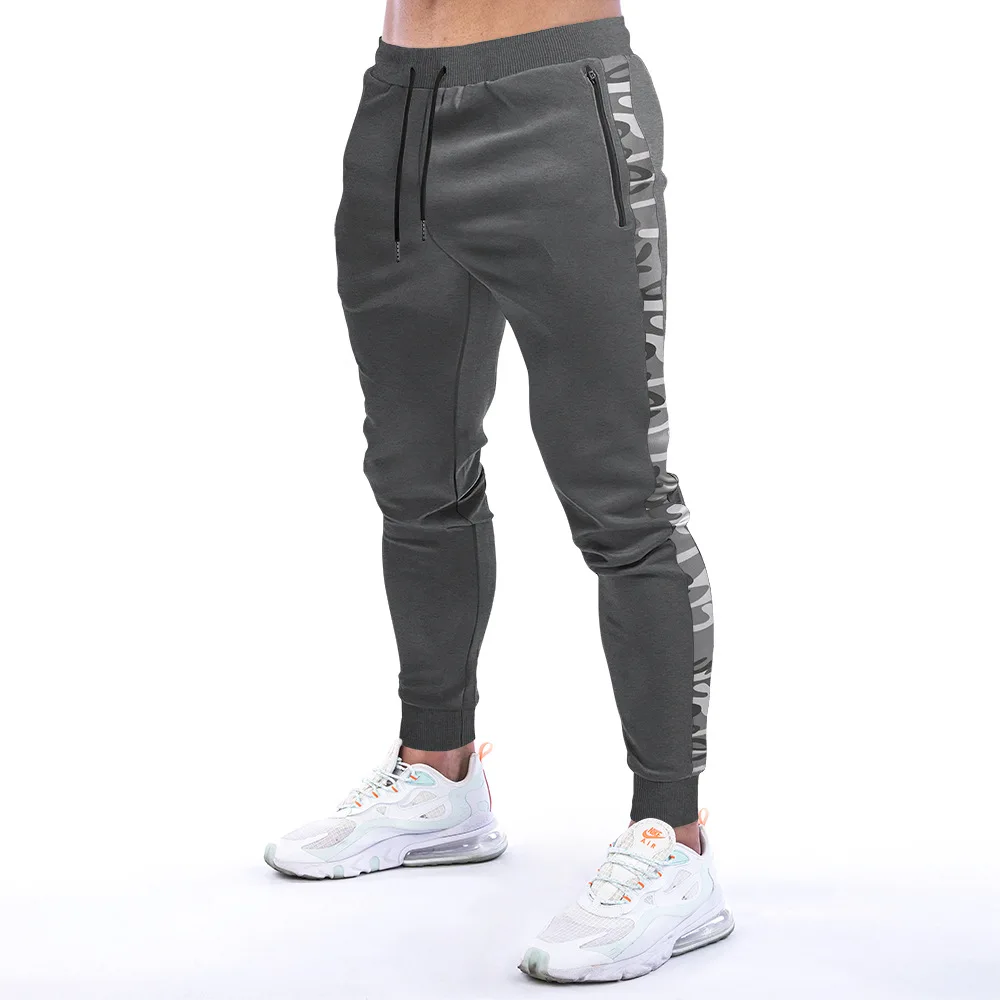 

NEW Men Pants Fitness Sports Casual Elastic Pants men Bodybuilding Clothing Casual fashion Sweatpants Joggers Gym Workout Track