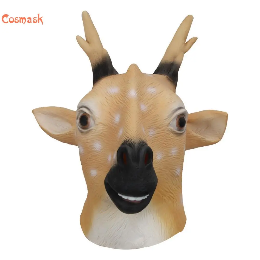 Косплей Маска Сика Олень Джуди животное Хэллоуин костюм шар реквизит на все лицо