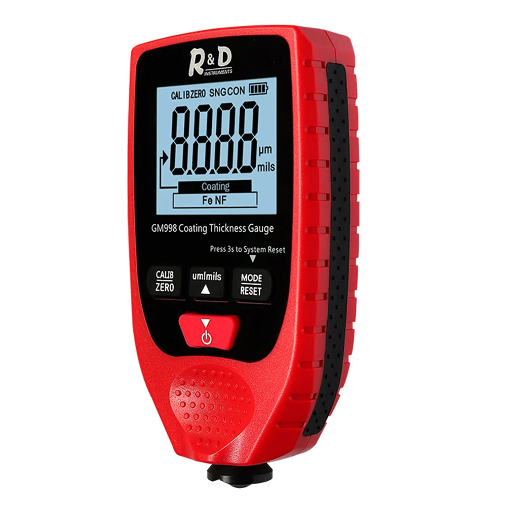 

Auto Power Off Portable Multifunction Industrial Battery Powered Compact Home LCD Display Thickness Gauge Meter Car Paint