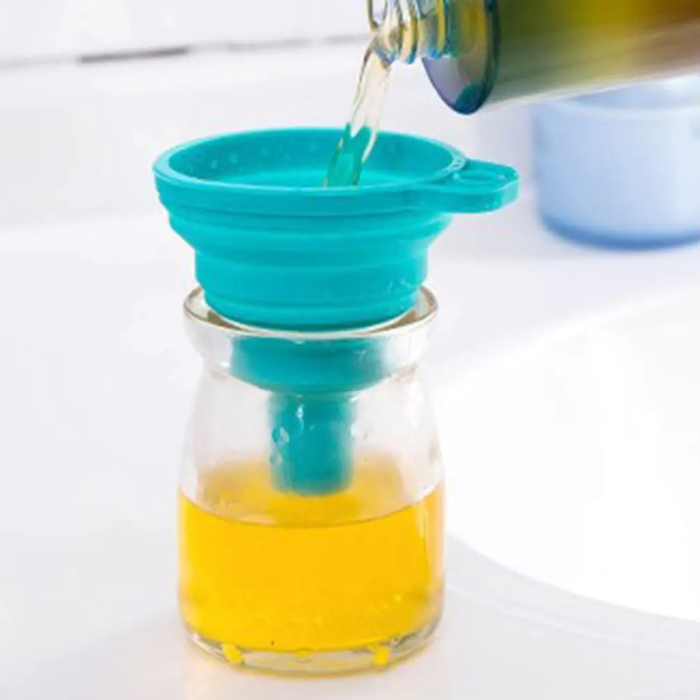 

Silicone Foldable Funnel Food Grade Silicone Collapsible Funnel
