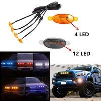 1 set 6000k whiteamber 12v front grille lighting for car 2016 2020 toyota tacoma wtrd pro grill only front grille lighting drl