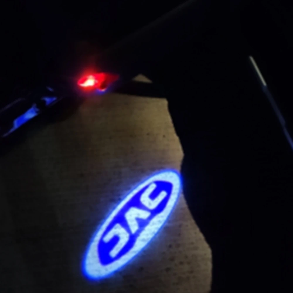 2 шт. для JAC S3 s5 A30 a13 T6 t8 m4 M2 светодиодная Автомобильная дверь приветственная лампа