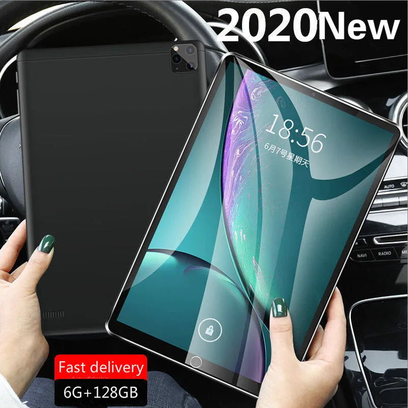 

Планшет на Android 2021, восемь ядер, экран 10,1 дюйма, 6 ГБ + 128 ГБ