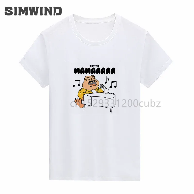 

Забавная Повседневная белая футболка Freddie Mercury в стиле Харадзюку для мужчин и женщин, уличная одежда с круглым вырезом, летняя повседневная ...