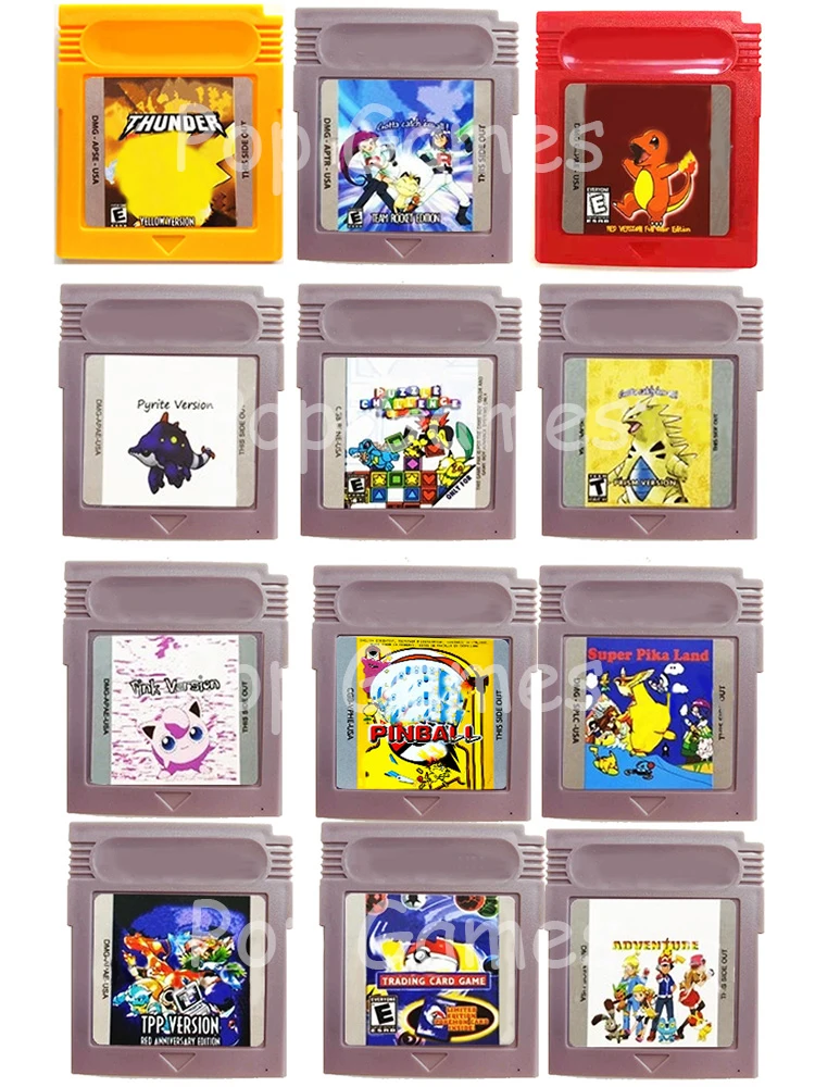 Картридж для 16 битной игровой консоли TPP Super PikaLand Team Rocket Red Full Color Thunder Yellow|Запасные
