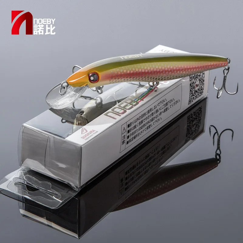 

Noeby Wobblers Minnow Fishing Lures 85mm 7g 100mm 10.5g Floating Jerkbaits Long Casting Hard Bait for Sea Bass Pike Fishing Lure
