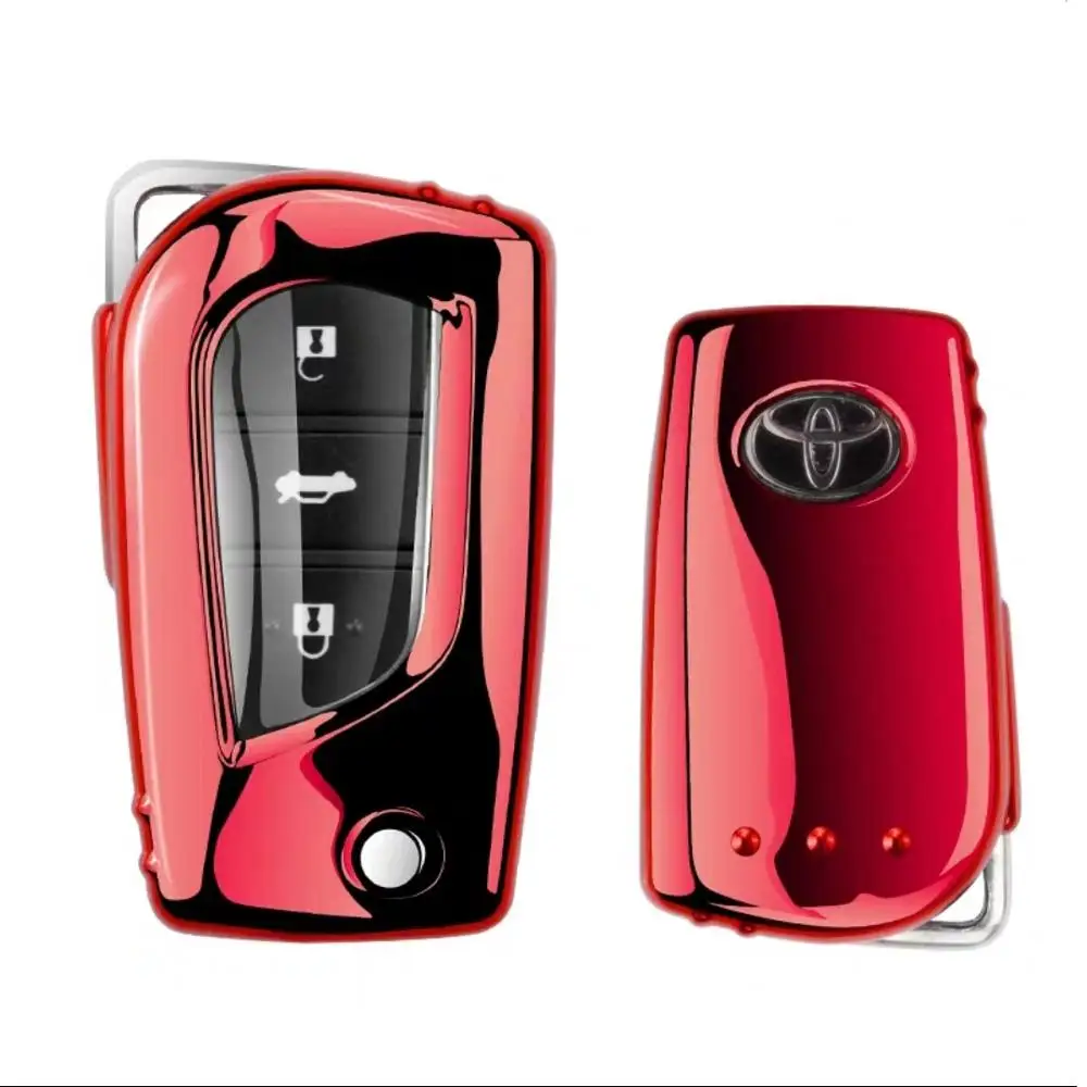 Чехол для автомобильного ключа из ТПУ с дистанционным управлением Toyota RAV4 Prado