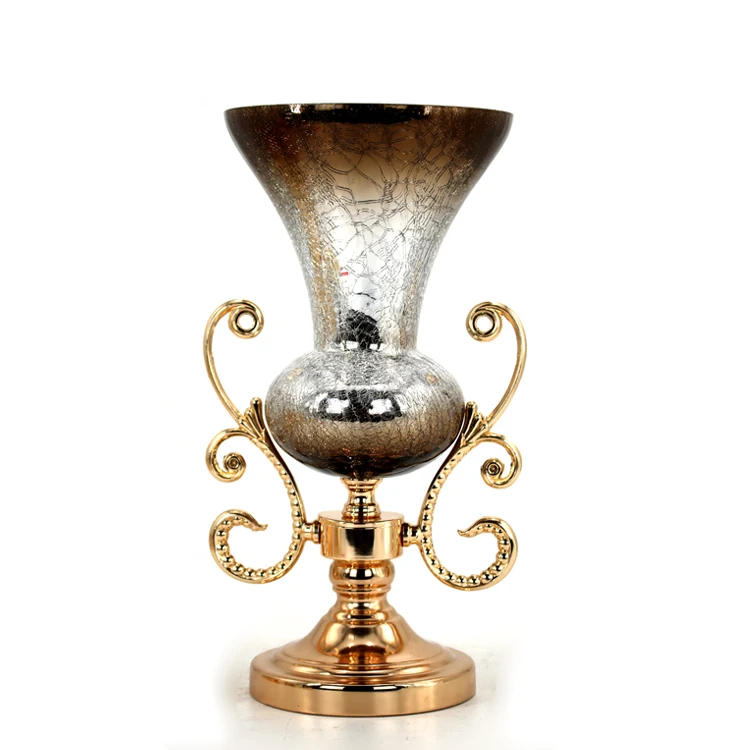 

Factory Wholesale tall glass vases for wedding centerpieces crystal vases for wedding centerpieces