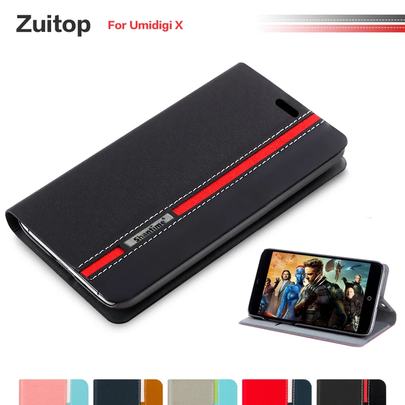 Ковбойский чехол для телефона из искусственной кожи Umidigi X флип-чехол деловой