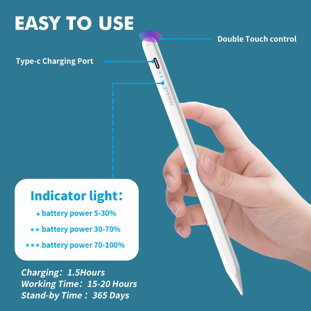 Карандаш GOOJODOQ 11 поколения для iPad Apple Pencil 2 1 Pro 2020 Air 4 2018 2019 7th 8th | Компьютеры и офис