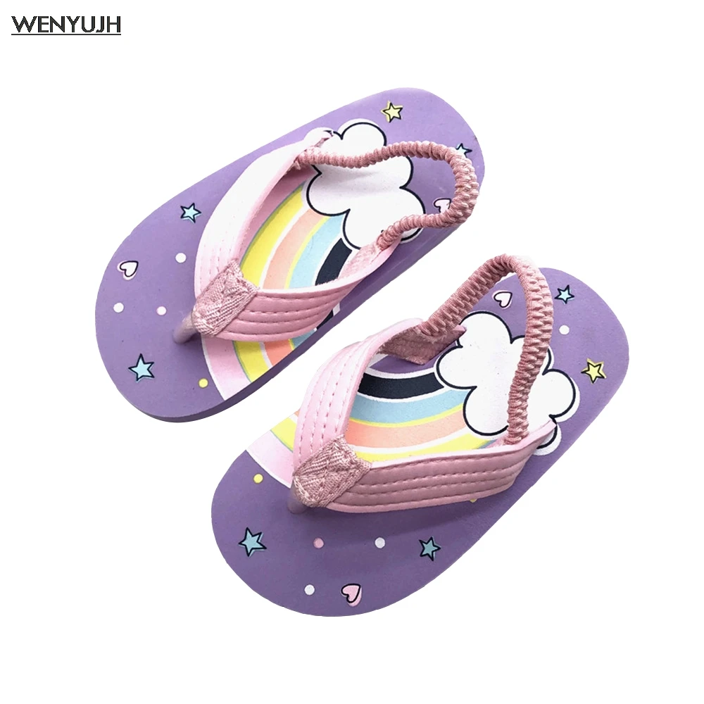 

Children Slippers Boys Flip-flops Summer Casual Sandals Fashion Waterproof Child Beach Shoes Baby Girls Home Shoes Kids Slippers