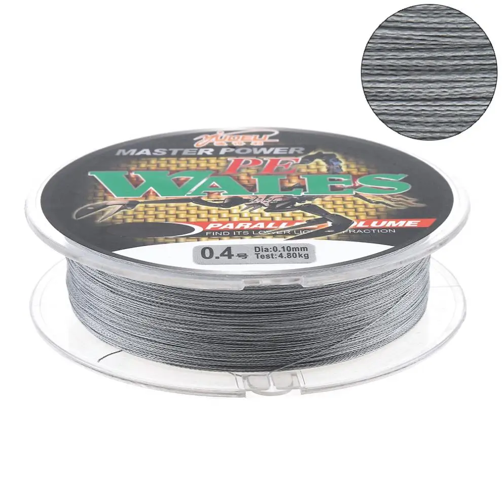 

Fishing Line 100M 110Yards Gray PE Braided Fishing Line 4 Strands 10 12 15 18 28 40 50 60LB Multifilament Fishing Line