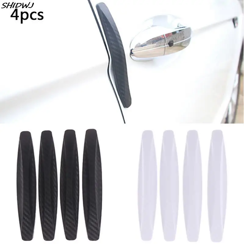 

4PCS Soft Black Car Door Protector Auto Door Guard Edge Corner Bumper Guard Buffer Molding Protection Strip Car Styling