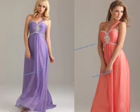 2021 new rushed chiffon plus size carpet beaded crystal one shoulder party prom sweetheart graduation bridesmaid dresses