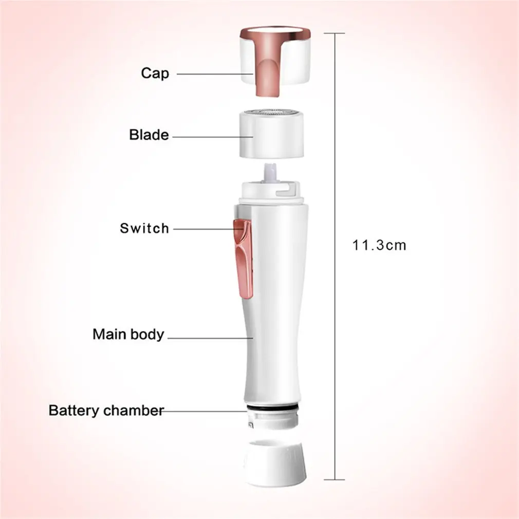 

Electric Mini Epilator Ms. Hair Removal Armpit Arm Legs Private Parts Shaving Razor Hair Trimmer Hair Shaving Instrument