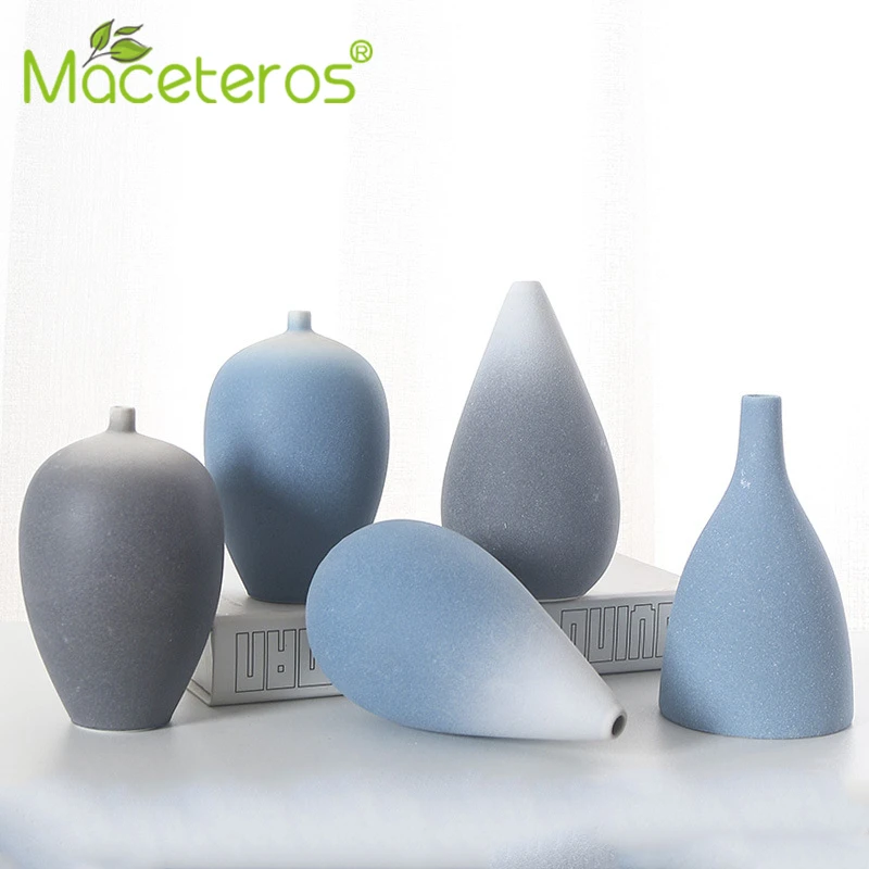 Скандинавская простая керамическая ваза Ins для дома гостиной обеденного стола с