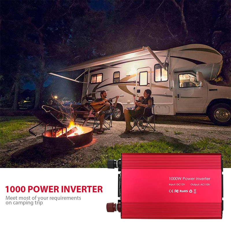 

Real power factory dc ac 12v 24v 48v 110v 120v 220v 230v 240v modified sine wave car power inverter 1000w