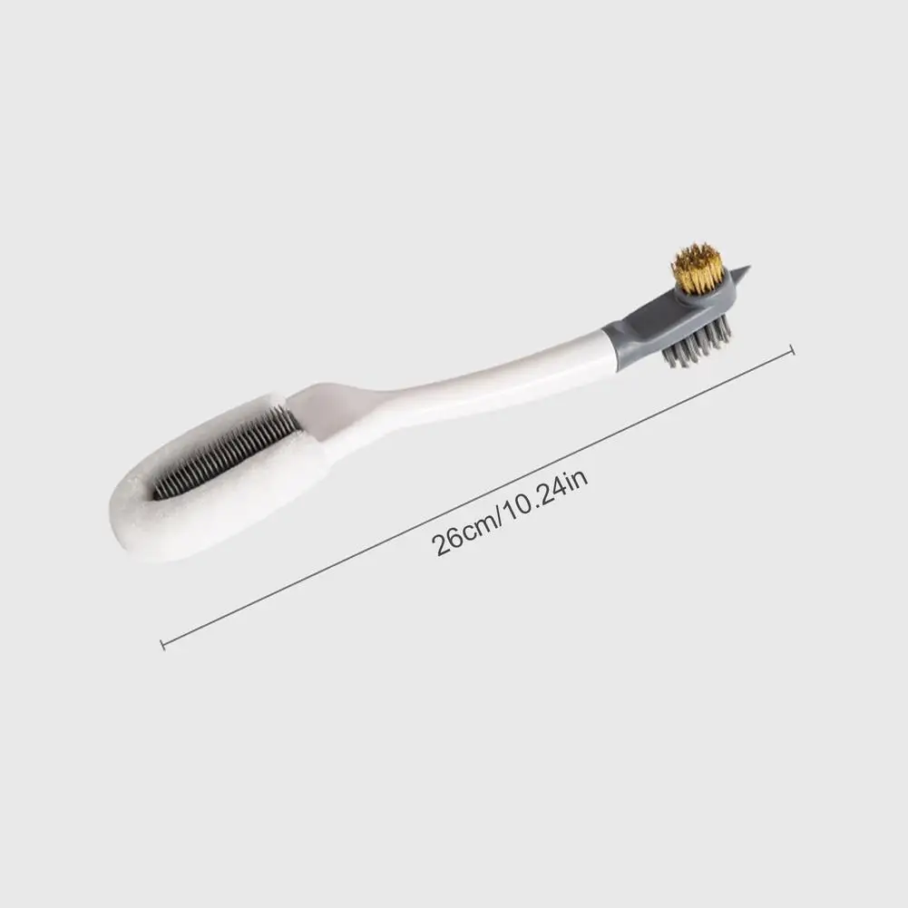 

3 In 1Soft Polish Brush Multifunctional Microfiber Shoe Cleaner Polishing Detail Metal Rust Brush Household Cleaning Accessories