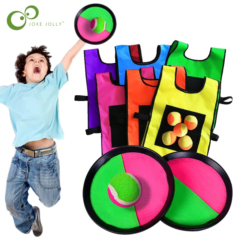 Присоска липкий мяч игрушка для спорта на открытом воздухе набор бросания и