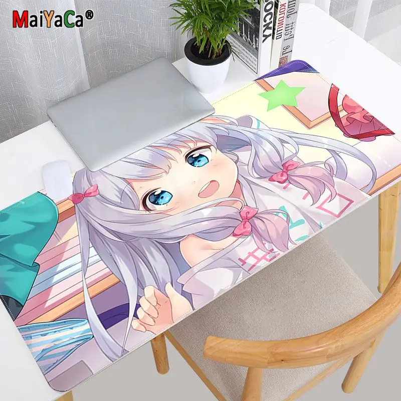 

MaiYaCa Izumi Sagiri Non Slip PC Durable Rubber Mouse Mat Pad Size for large Edge Locking Speed Version Game Keyboard Pad