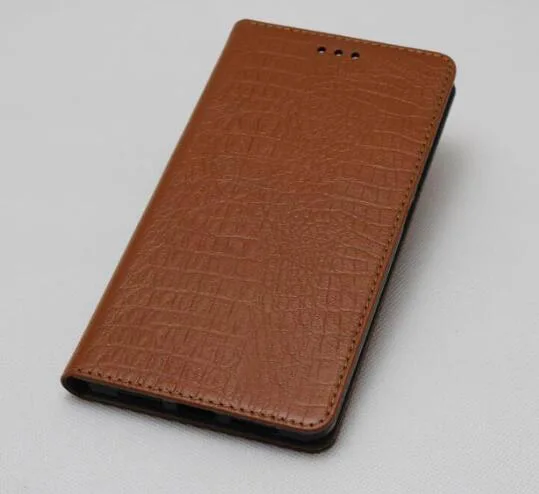 Чехол из натуральной кожи для Xiaomi MI6 Роскошный чехол-книжка с откидной крышкой