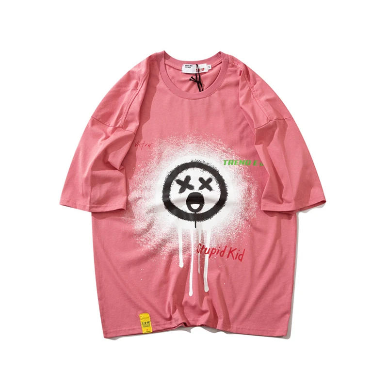 

2021 Men Hip Hop T Shirt Streetwear Creative Print T-Shirt Harajuku Cotton Casual Tshirt Summer Short Sleeve Tops Tees WQ463