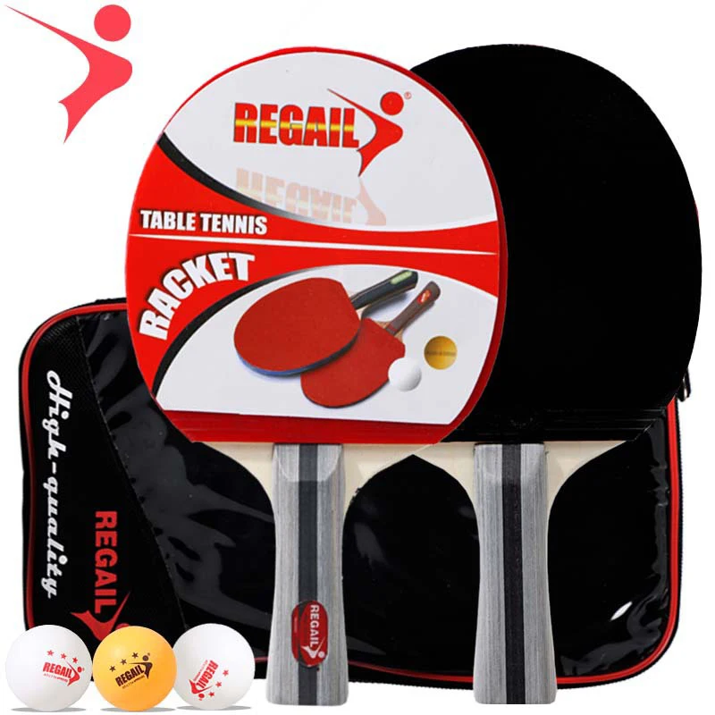 Ракетка для настольного тенниса Regail ракетка пинг понга с двумя встряхивающимися