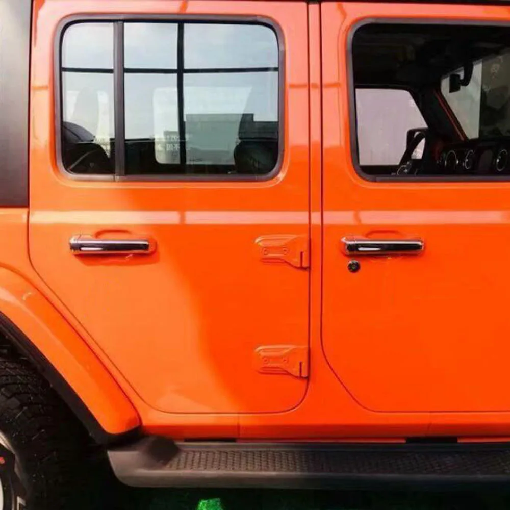 Outside Door handles bar sticker handle knob cover decorative trim frame exterior Accessories For JL wrangler | Автомобили и