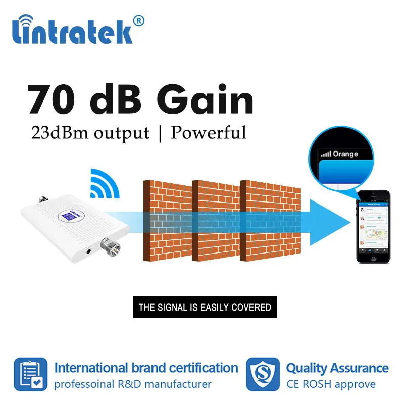 Cena Lintratek Brazylia Chile 700 850 Mhz B28 B5 Wzmacniacz Sygnału Komórkowego Wzmacniacz Telefonu Komórkowego LTE 4G 2G 3G CDMA Z Anteną