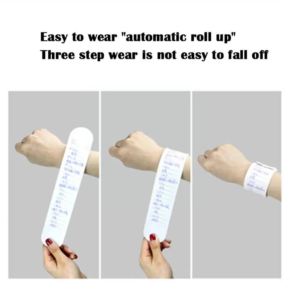 

New Arrival Reusable Erasable Wearable Silicone Memo Portable Elderly Band Waterproof For Students Notes Wrist Nur V0m3