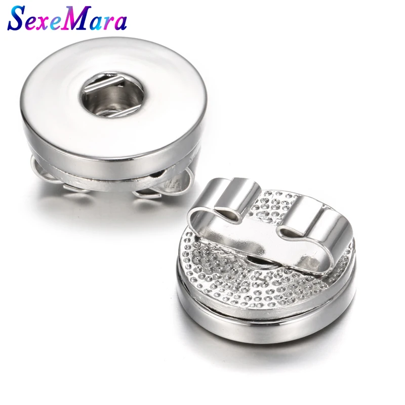 6 шт./лот SexeMara защелкивающиеся ювелирные изделия 18 мм металлические кнопки