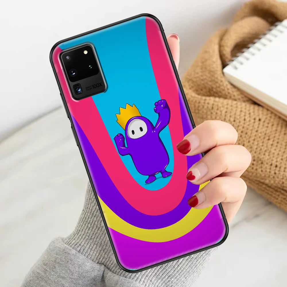 

Fall Game Guys Phone case For Samsung Galaxy Note 4 8 9 10 20 S8 S9 S10 S10E S20 Plus UITRA Ultra black 3D back tpu prime soft