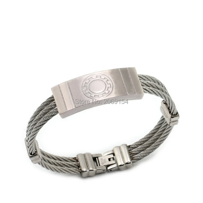 Золотые ювелирные изделия очаровательный браслет для мужчин из нержавеющей