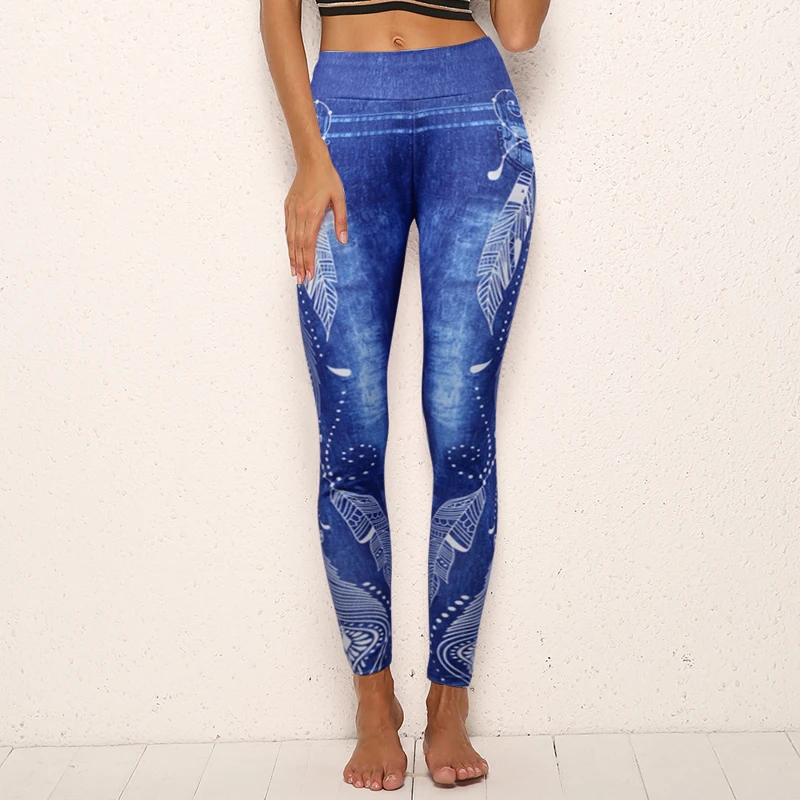 CALOFE/женские леггинсы с принтом узкие брюки из искусственной кожи повседневные