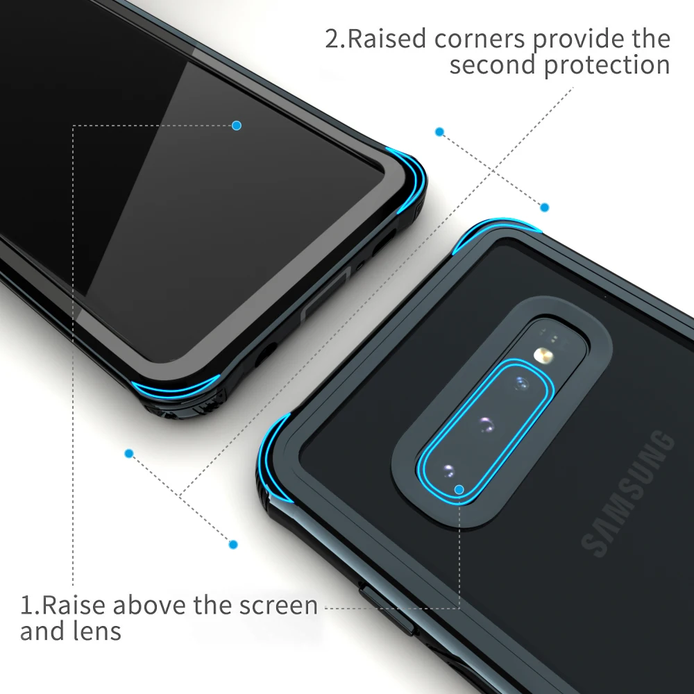 L FADNUT полный корпус защитный чехол для телефона Samsung Galaxy S10 плюс покрытие Защита