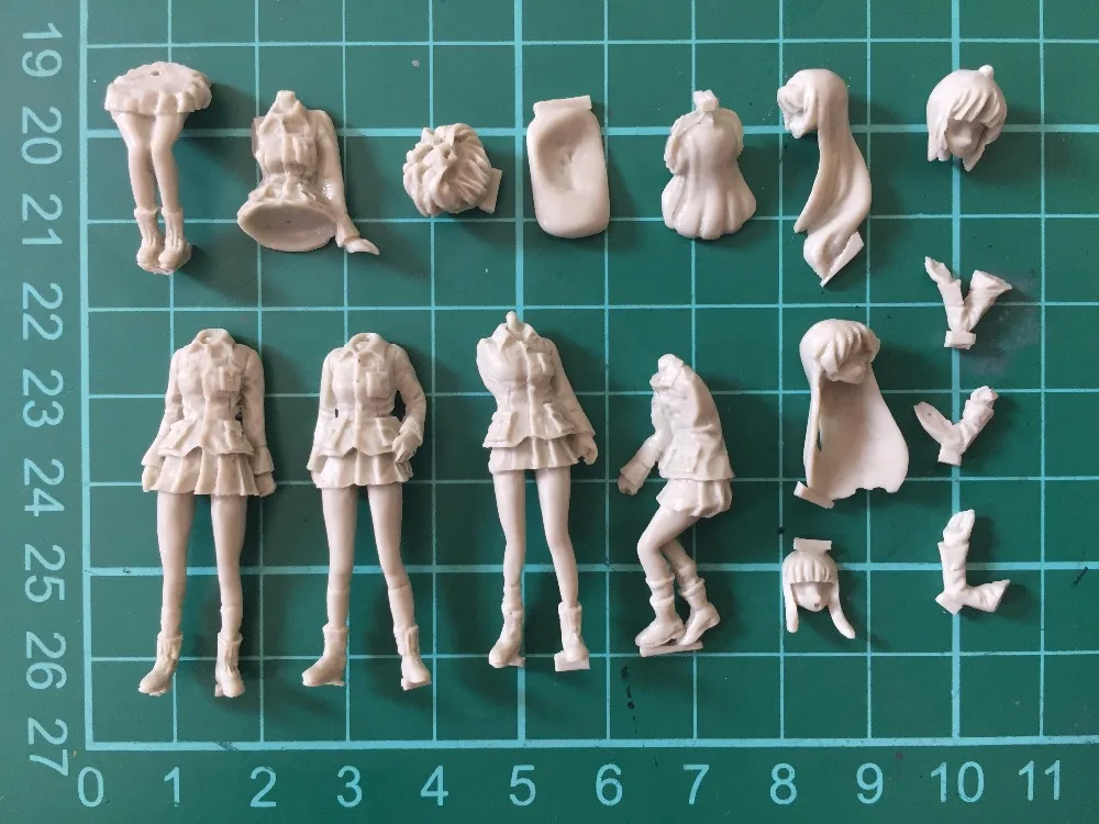 1/35 Набор для моделирования из смолы фигурка девочки | Игрушки и хобби