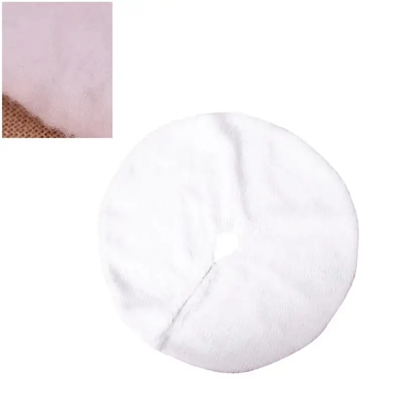 60 см Рождественская елка плюшевая юбка чистая белая для рождественского декора