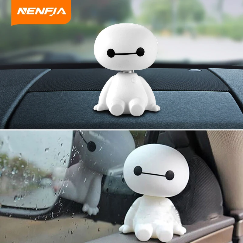 Робот Baymax качающаяся фигурка из мультфильма пластик украшения для салона