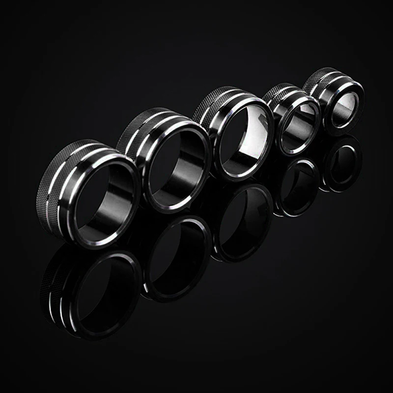 5 шт. черная кнопка для автомобильного кондиционера с функцией звука круглая